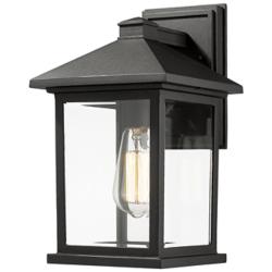Z-Lite Portland 14" High Black Traditional Outdoor Wall Light