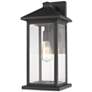 1_Z-Lite Portland 18" High Black Outdoor Wall Light