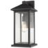 Z-Lite Portland 18" High Black Outdoor Wall Light