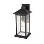 4_Z-Lite Portland 18" High Black Outdoor Wall Light more views