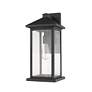 6_Z-Lite Portland 18" High Black Outdoor Wall Light more views