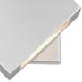 3_Z-Lite Quadrate 9 1/4" High Silver Modern LED Outdoor Wall Light more views