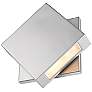 6_Z-Lite Quadrate 9 1/4" High Silver Modern LED Outdoor Wall Light more views