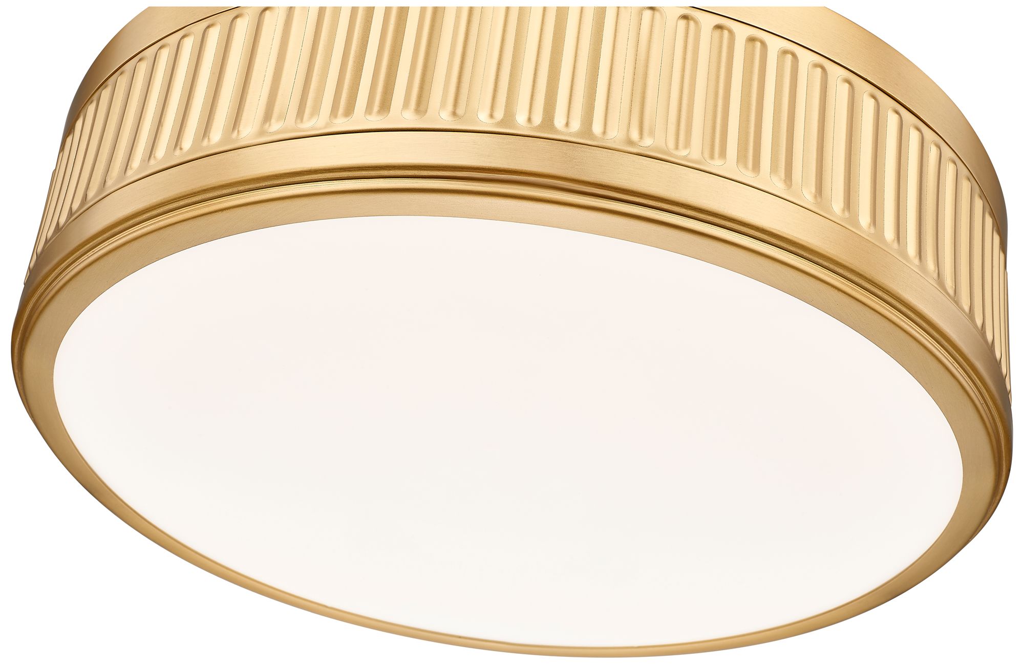 Image 5 Z-Lite Quinn LED-Integrated 18 inch Modern Gold 1 Light Semi Flush Mount more views