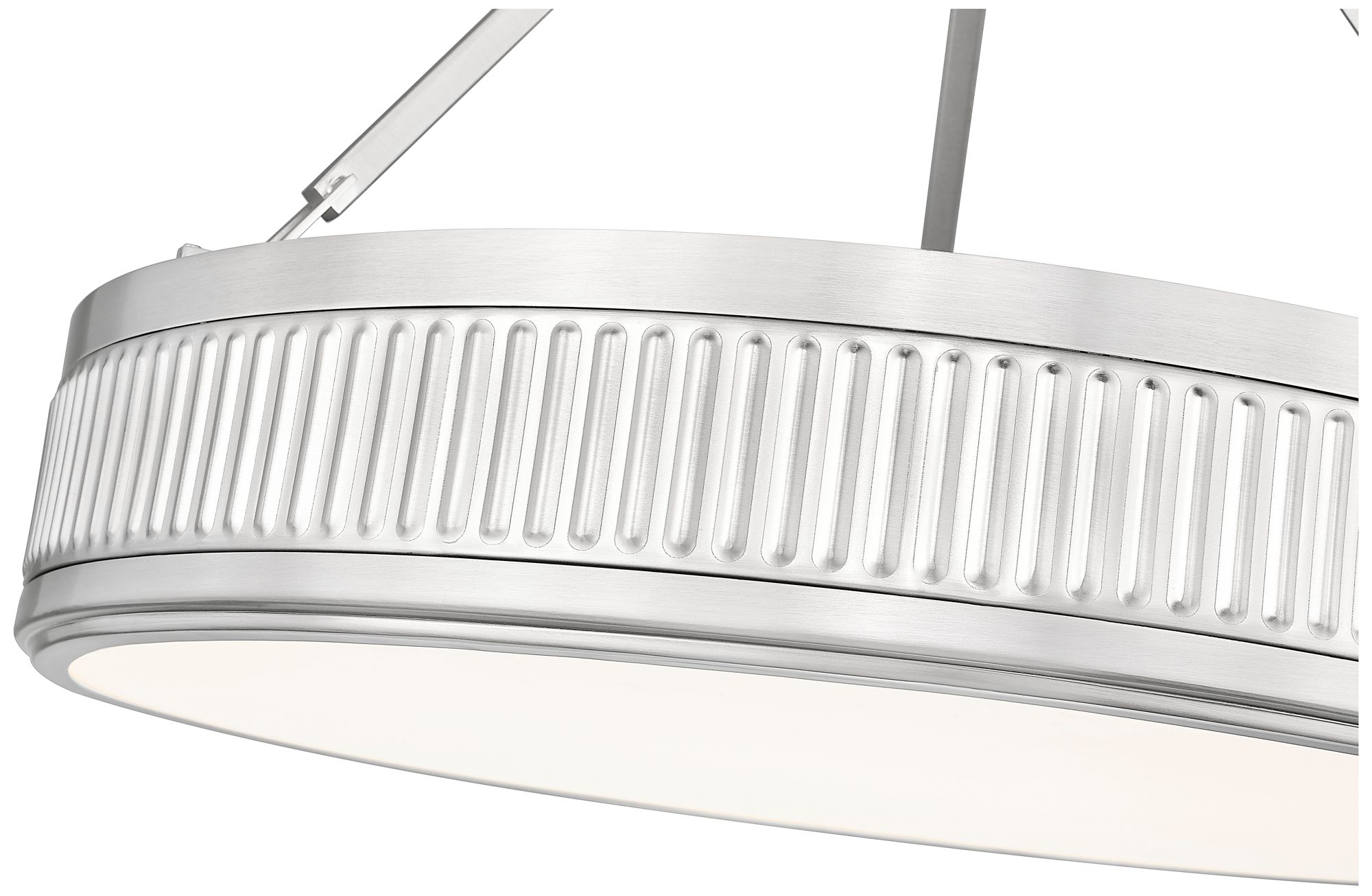 Image 4 Z-Lite Quinn LED-Integrated 26 inch Satin Nickel 3 Light Semi Flush Mount more views