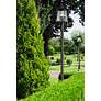 4_Z-Lite Rainer 118 1/4"H Black Outdoor Post Light with Base more views