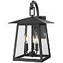 1_Z-Lite Rainer 19" High Black 3-Light Outdoor Wall Light