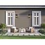 3_Z-Lite Rainer 19" High Black 3-Light Outdoor Wall Light more views