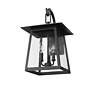 7_Z-Lite Rainer 19" High Black 3-Light Outdoor Wall Light more views
