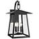 Z-Lite Rainer 27" High Black 5-Light Outdoor Wall Light