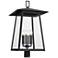 Z-Lite Rainer 31 1/2" High Black 6-Light Outdoor Post Light