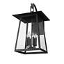 7_Z-Lite Rainer 31" High Black 6-Light Outdoor Wall Light more views