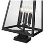 6_Z-Lite Rainer 32 1/2" High Black 6-Light Outdoor Pier Light more views