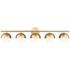 Z-Lite Realm Sphere 40" Wide Modern Gold 5-Light Bath Light
