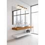 4_Z-Lite Realm Sphere 40" Wide Modern Gold 5-Light Bath Light more views