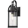 2_Z-Lite Roundhouse 15 3/4" High Black Outdoor Wall Light