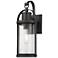 Z-Lite Roundhouse 15 3/4" High Black Outdoor Wall Light
