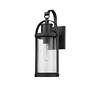 6_Z-Lite Roundhouse 15 3/4" High Black Outdoor Wall Light more views