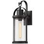 3_Z-Lite Roundhouse 19 1/2" High Black Outdoor Wall Light