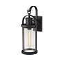 6_Z-Lite Roundhouse 19 1/2" High Black Outdoor Wall Light more views