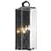 Z-Lite Sana 24 3/4" High Black 3-Light Outdoor Wall Light
