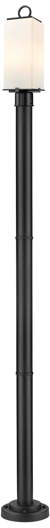 Z-Lite Sana 94" High Outdoor Post Light with Flat Base Pole