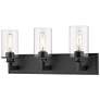 3_Z-Lite Savannah 23" Wide Bronze 3-Light Bath Vanity Light