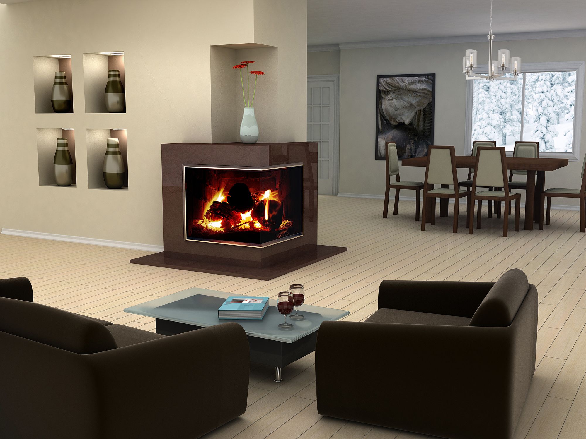 Image 7 Z-Lite Savannah 24" Wide Brushed Nickel 5-Light Chandelier more views