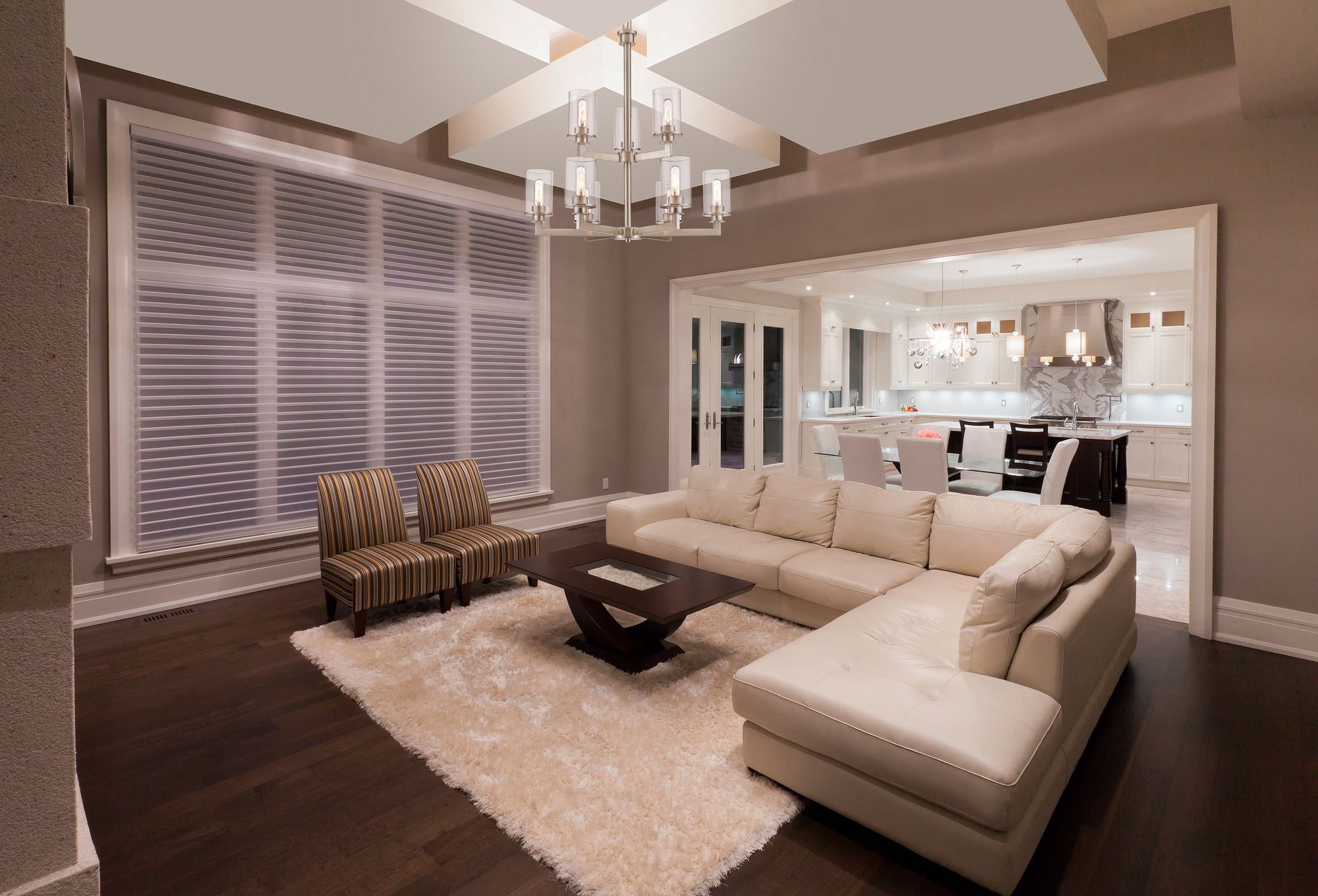 Image 3 Z-Lite Savannah 29" Wide Brushed Nickel Tiered 9-Light Chandelier more views