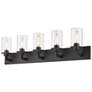 4_Z-Lite Savannah 38 3/4"W Bronze 5-Light Vanity Bath Light more views