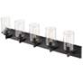 5_Z-Lite Savannah 38 3/4"W Bronze 5-Light Vanity Bath Light more views