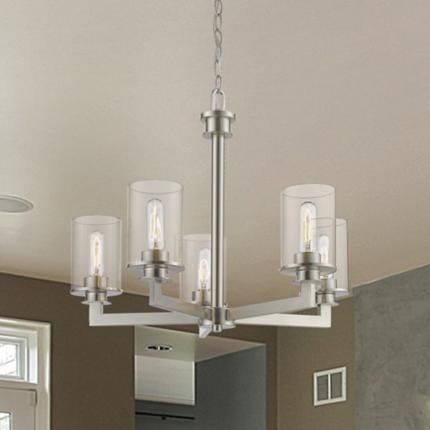 Z-Lite Savannah Brushed Nickel Collection