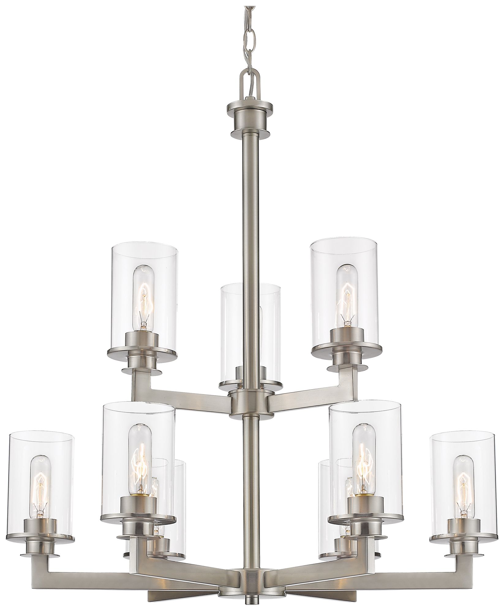 Z-Lite Savannah Brushed Nickel Collection