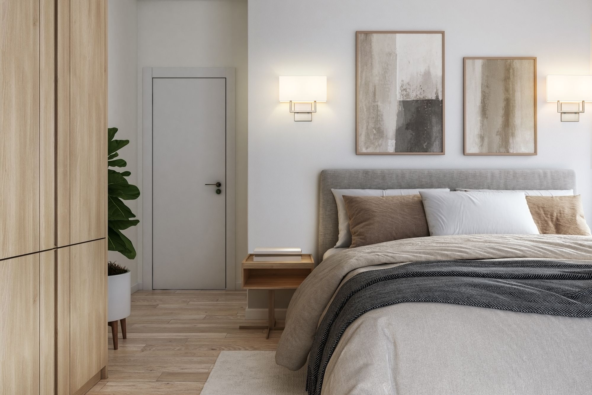 Image 2 Z-Lite Saxon 12" Wide Modern Brushed Nickel 2-Light Wall Sconce more views