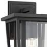 2_Z-Lite Seoul 11 1/2" High Black Outdoor Wall Light more views