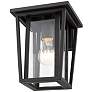 3_Z-Lite Seoul 11 1/2" High Black Outdoor Wall Light more views