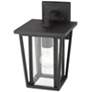 4_Z-Lite Seoul 11 1/2" High Black Outdoor Wall Light more views