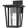 Z-Lite Seoul 11 1/2" Oil-Rubbed Bronze Clear Glass Outdoor Wall Light