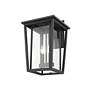 5_Z-Lite Seoul 18 3/4" High Black 2-Light Outdoor Wall Light more views