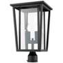 3_Z-Lite Seoul 19 3/4" High Black 2-Light Outdoor Post Light more views
