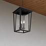 1_Z-Lite Seoul 21 1/4" Black and Glass 3-Light Outdoor Hanging Light