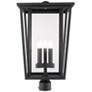 1_Z-Lite Seoul 23 3/4" High Black 3-Light Outdoor Post Light