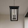 1_Z-Lite Seoul 28" Black and Glass 4-Light Outdoor Hanging Light