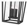7_Z-Lite Seoul 28" Black and Glass 4-Light Outdoor Hanging Light more views