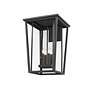 6_Z-Lite Seoul 30 1/4" High Black 4-Light Outdoor Wall Light more views