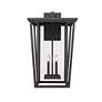 7_Z-Lite Seoul 30 1/4" High Black 4-Light Outdoor Wall Light more views