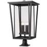 1_Z-Lite Seoul 32" High Black 4-Light Outdoor Pier Light