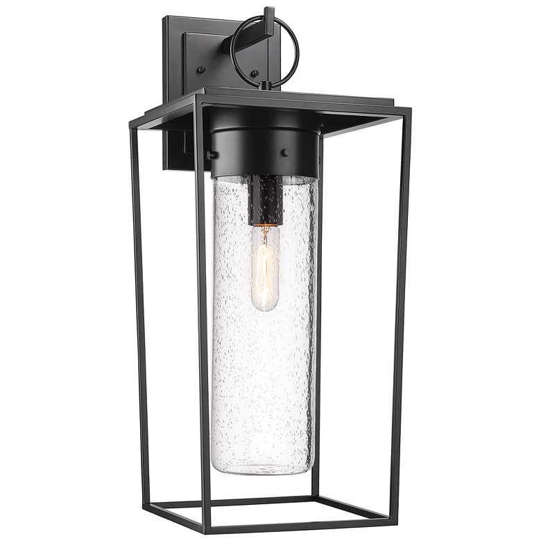 Image 1 Z-Lite Sheridan 1 Light Outdoor Wall Sconce in Black