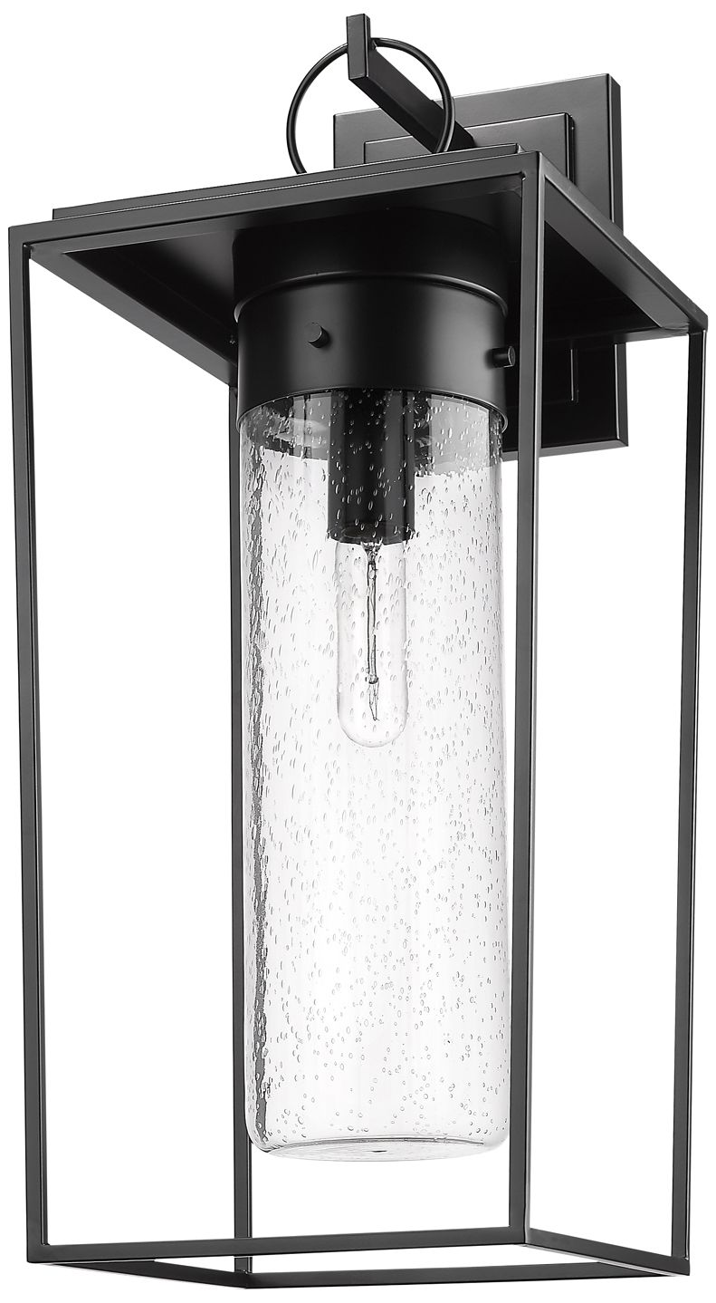 Image 7 Z-Lite Sheridan 1 Light Outdoor Wall Sconce in Black more views