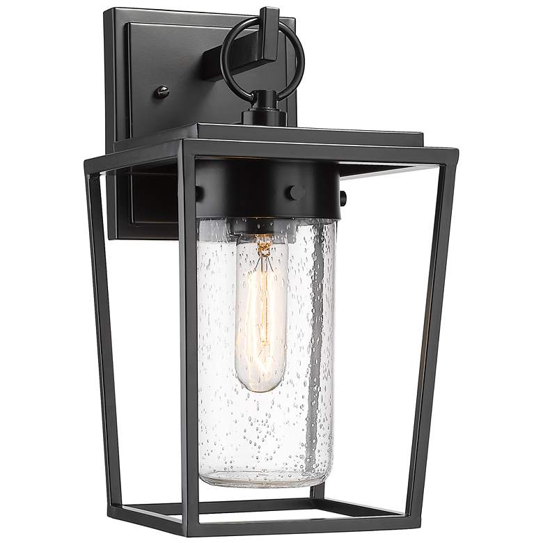 Image 1 Z-Lite Sheridan 1 Light Outdoor Wall Sconce in Black